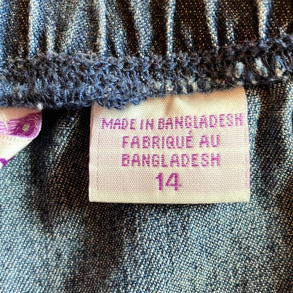 Beautiful tailored medium stonewashed jean capris by Allison Daley, size 14 - Picture 14 of 16